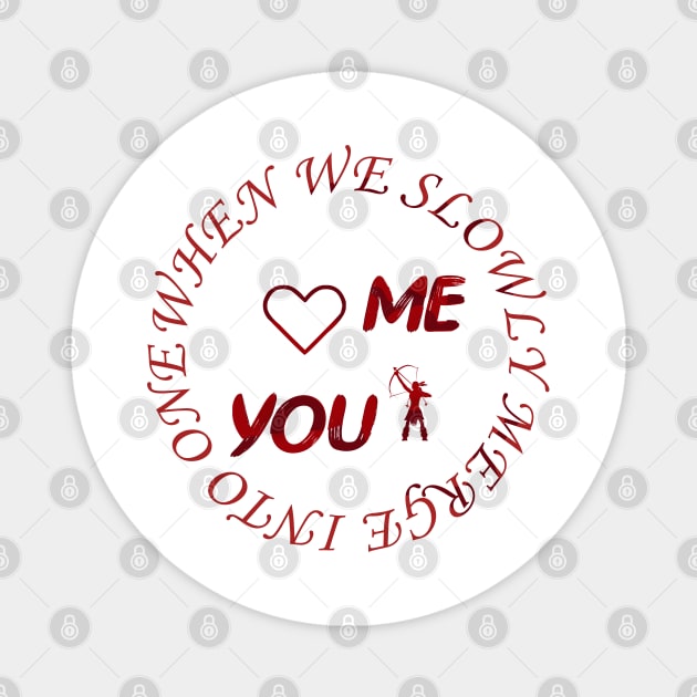 couples love design Magnet by Merchenland